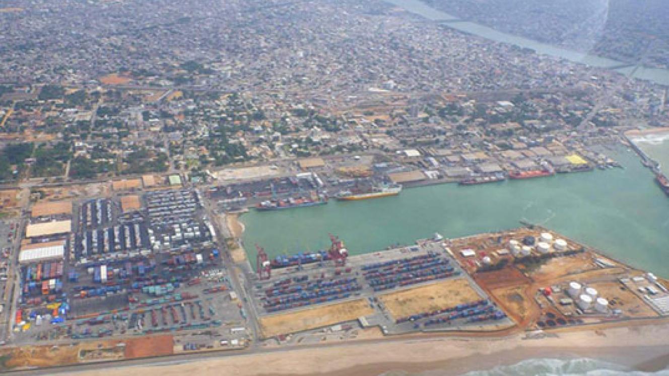 The Port of Cotonou. 