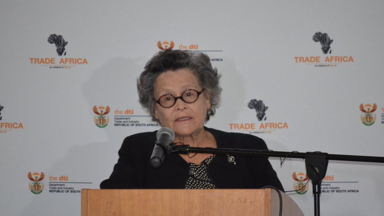 Joanmariae Fubbs, chairwoman of Parliament's portfolio committee on trade and industry.