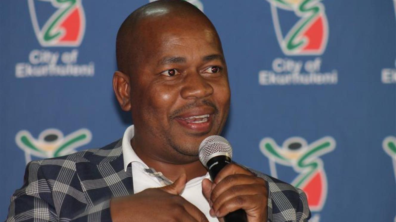 Newly elected Ekurhuleni mayor, Mzwandile Masina.