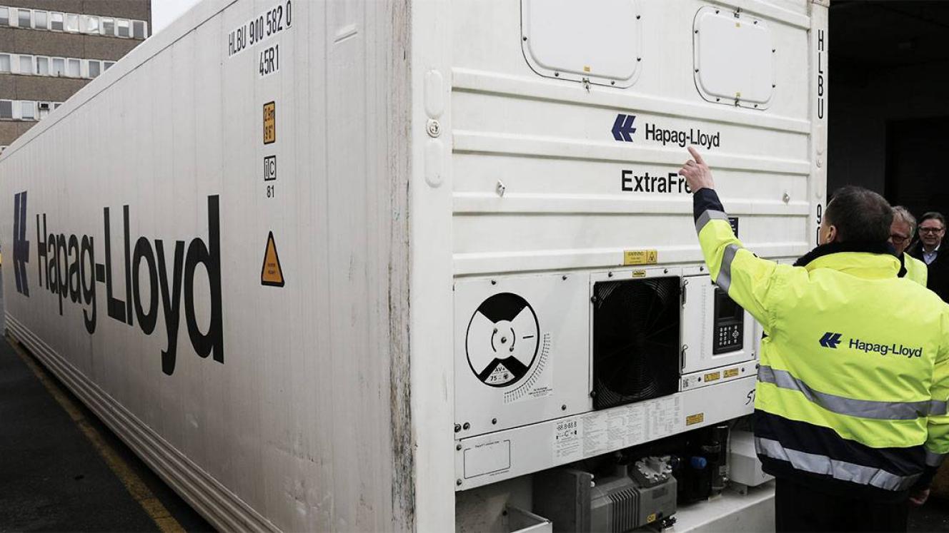 A controlled atmosphere reefer. 