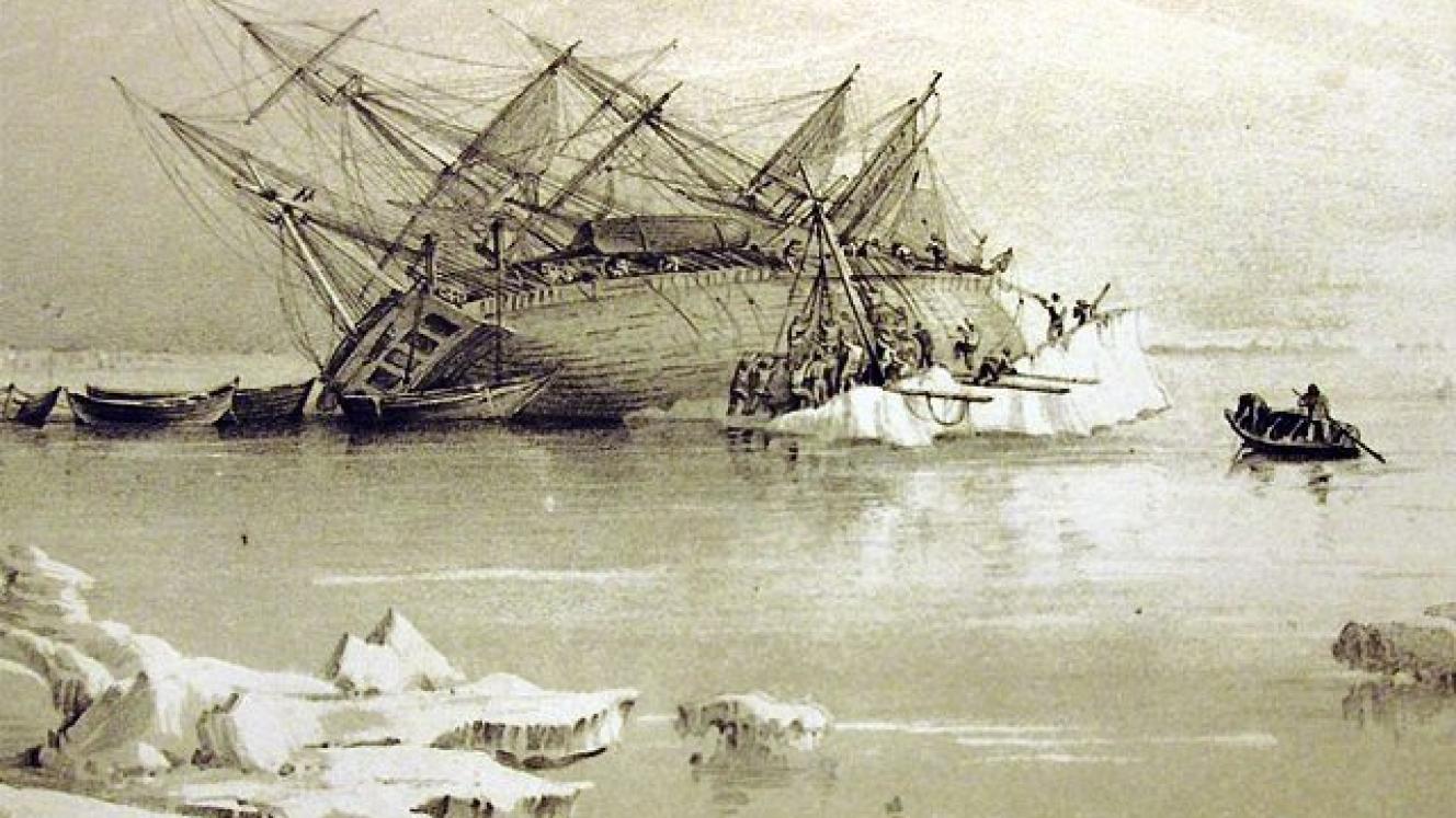 The recently found HMS Terror.