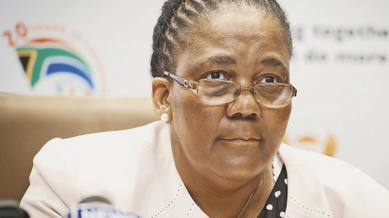 Minister of Transport, Dipuo Peters.
