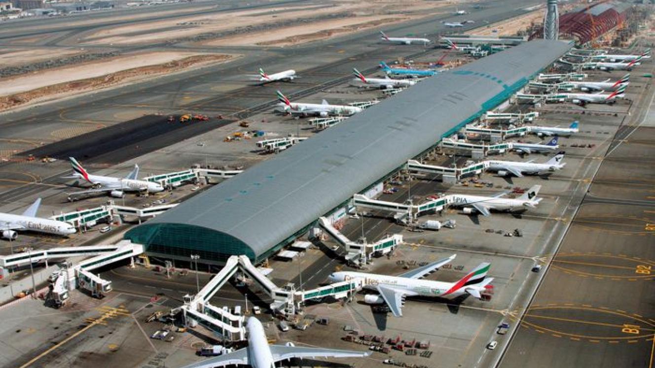 DWC Airport, Dubai.