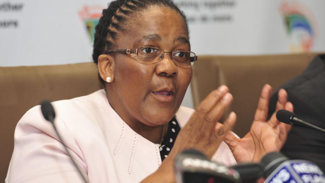Minister of Transport, Dipuo Peters.