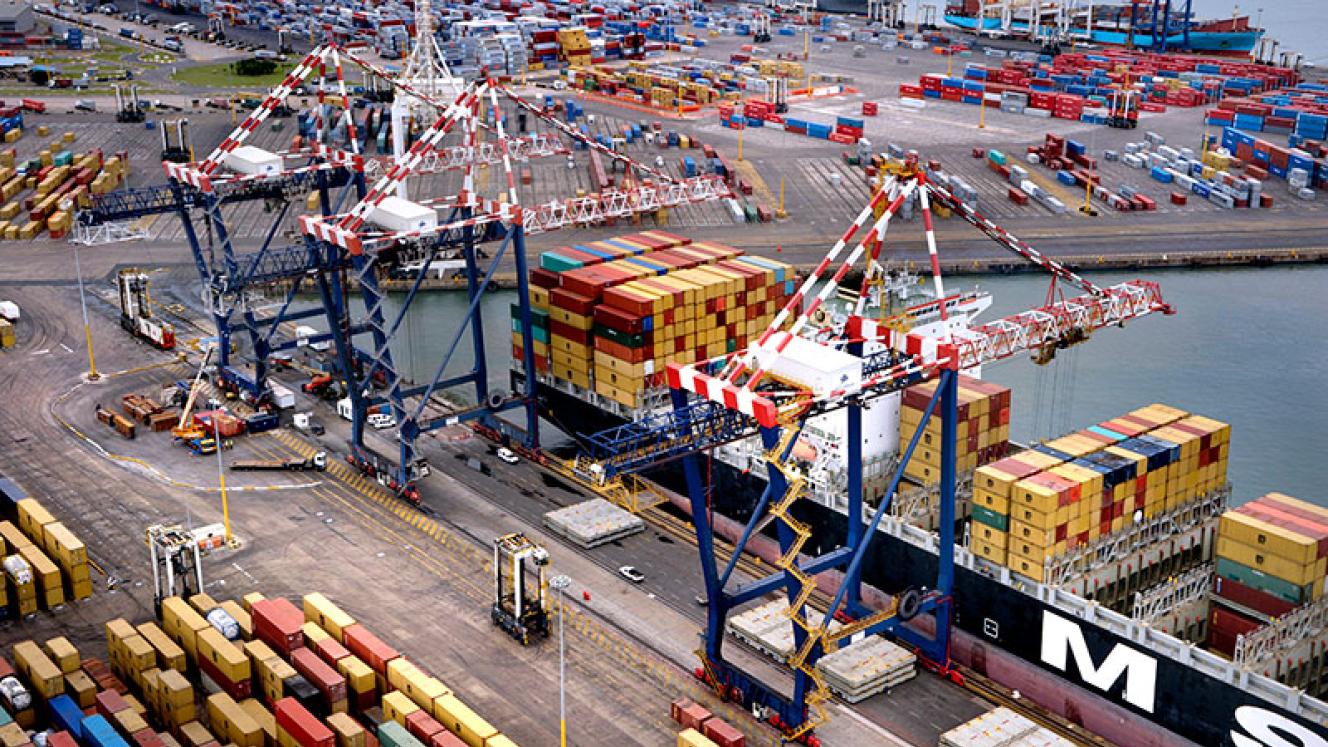 The Port of Durban.