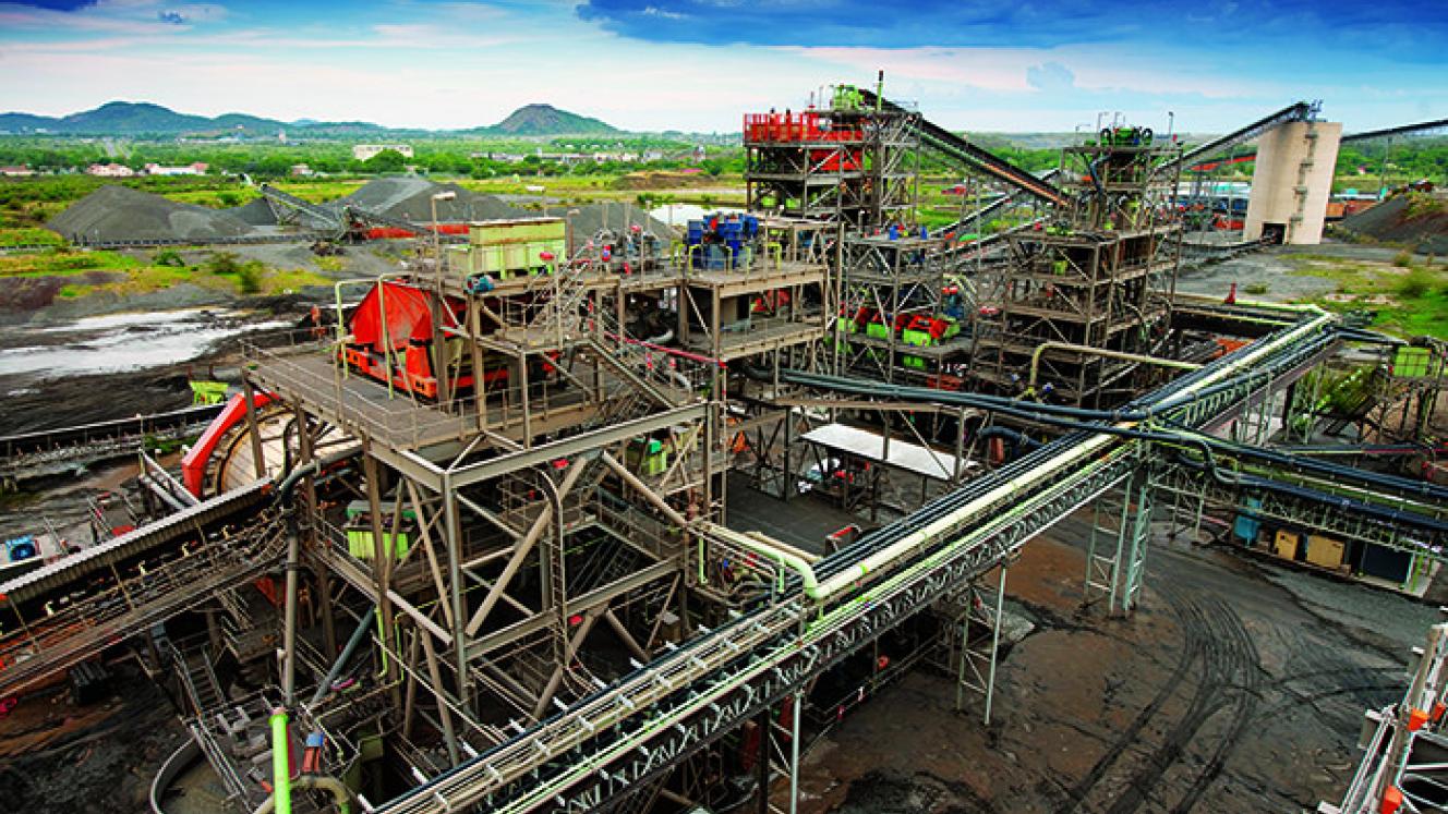 The Kroondal Platinum mine located in the North West Province, 5km from Rustenburg