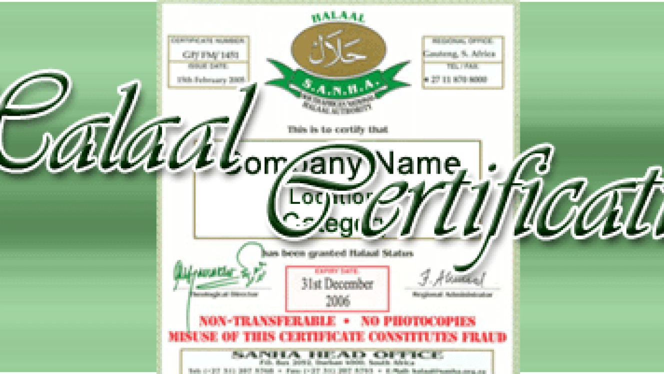About 60% of all products in South African retail stores are certified halal, despite it having only a 2% Muslim population.