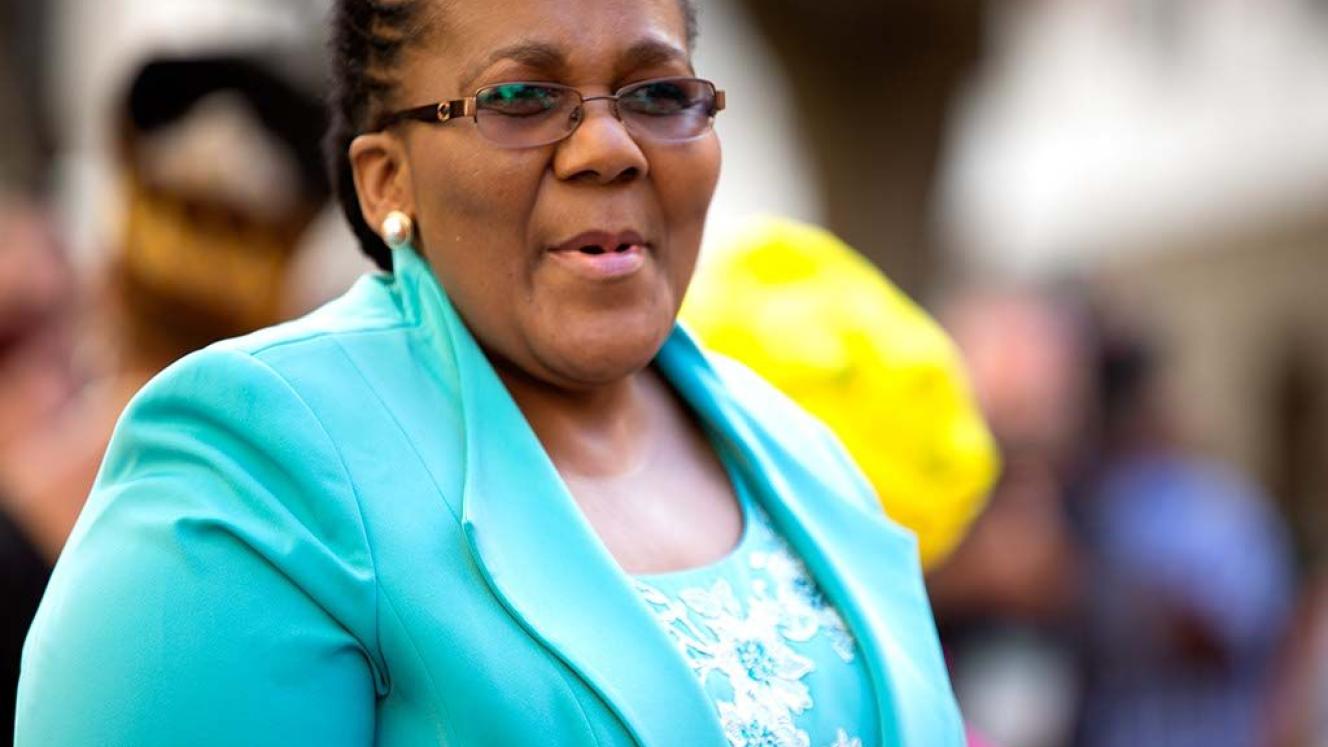 Minister of transport, Dipuo Peters.