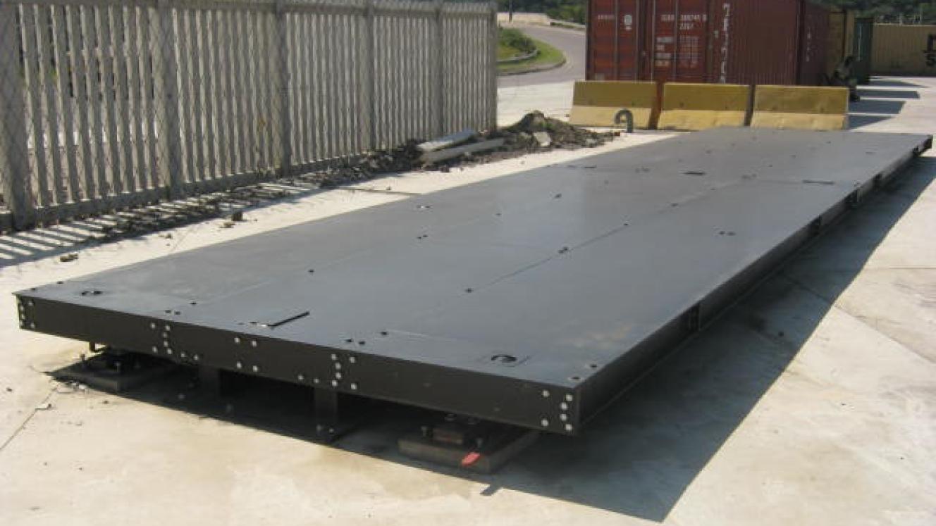 The Ambrose Park MSC weighbridge.