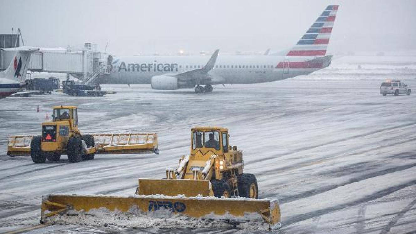 The tarmac at New York’s La Guardia airport.