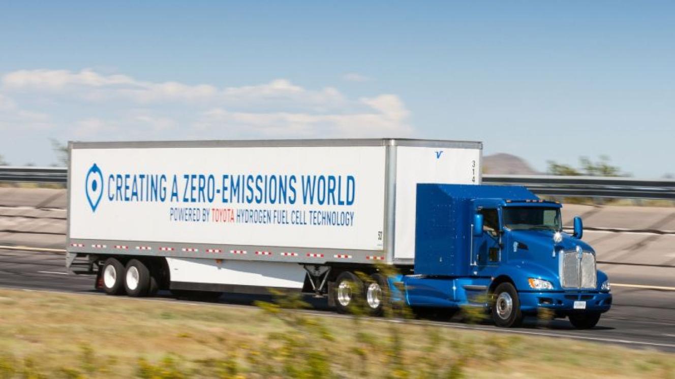 The Project Portal zero emission truck concept.