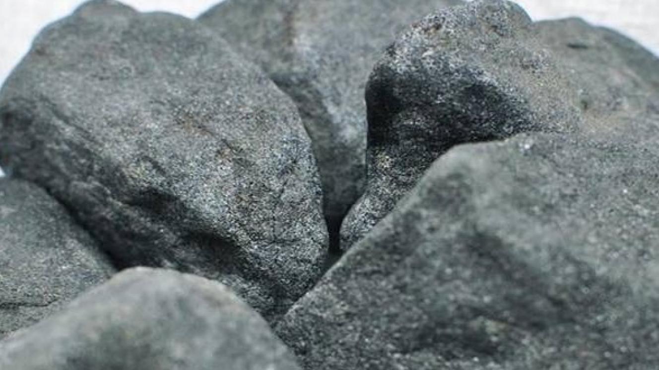 Raw platinum ore.