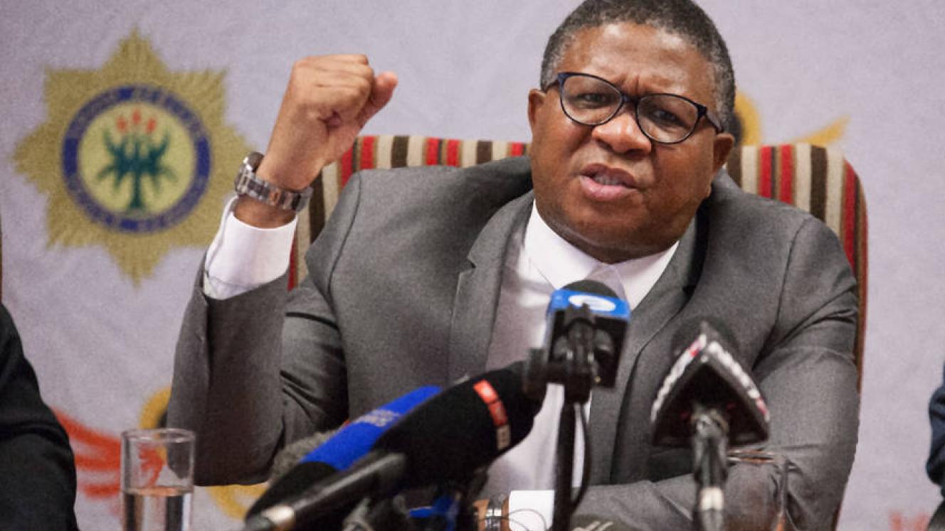 Zero tolerance for corruption… Minister of Police, Fikile Mbalula.
