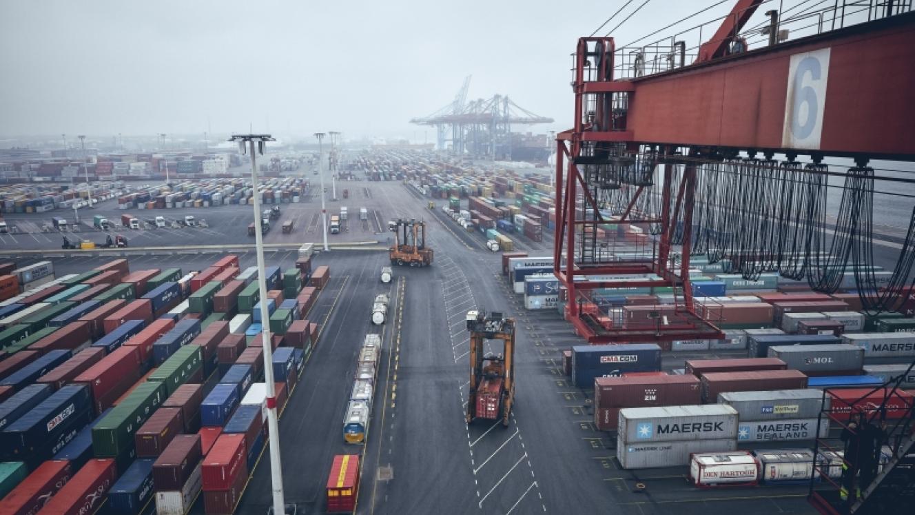 The port of Gothenburg.