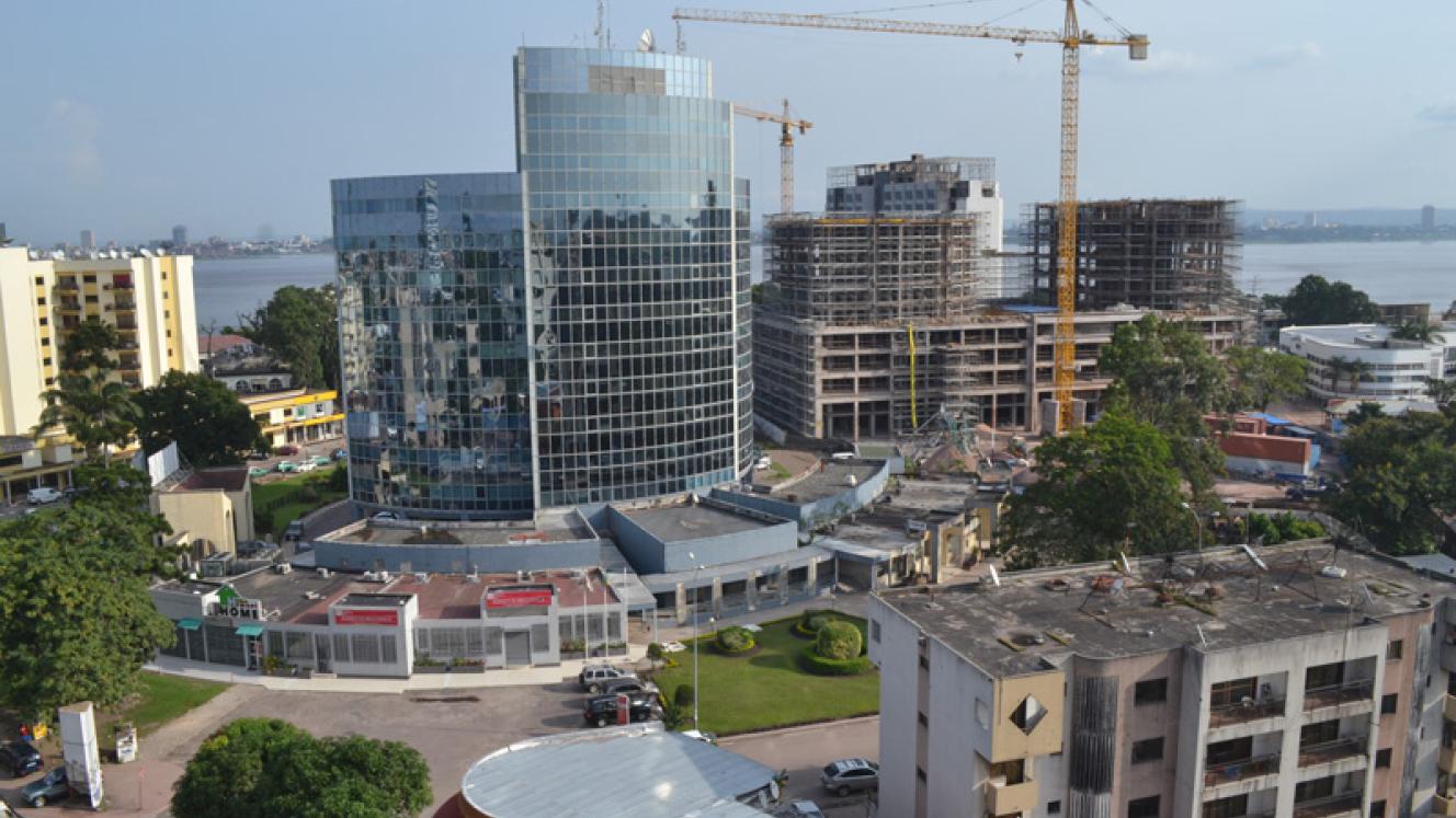 The city of Brazzaville in the Republic of Congo.