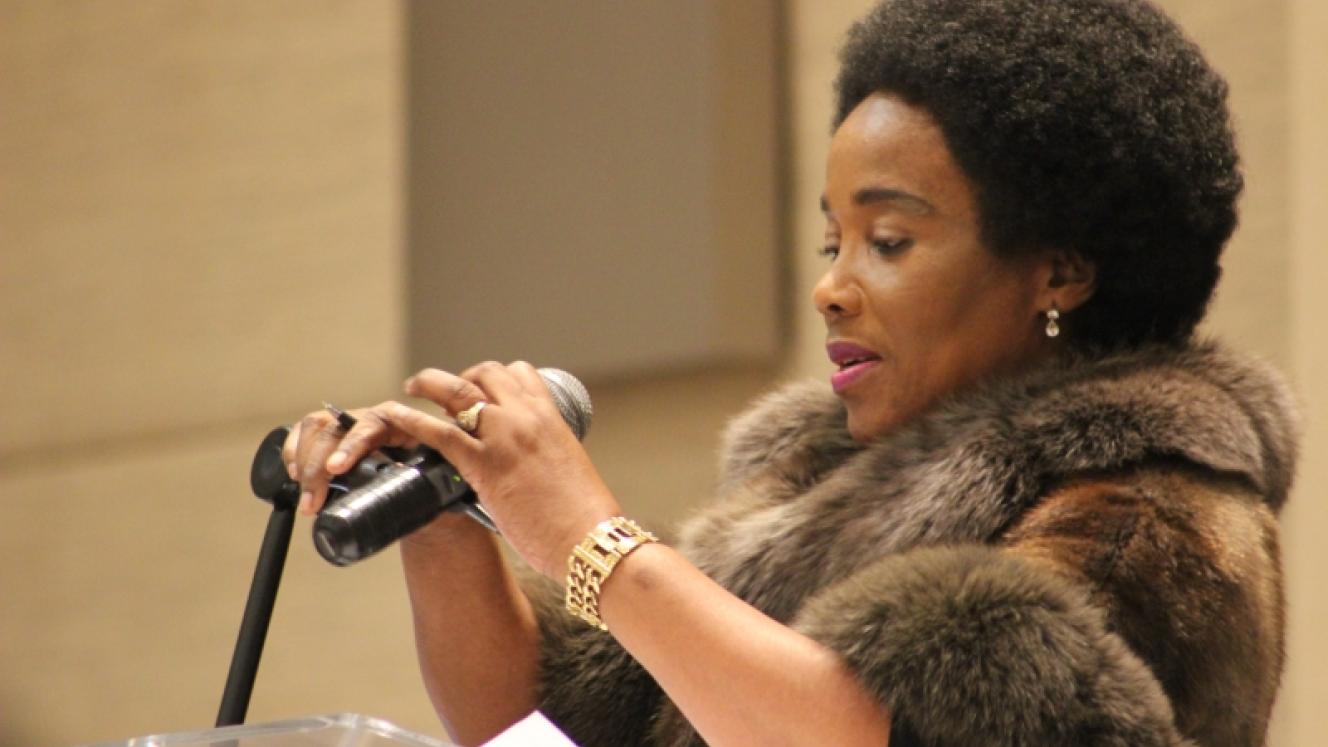 The deputy minister of transport, Sindisiwe Chikunga.