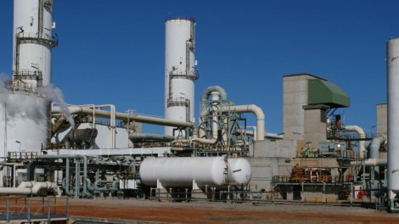 PetroSA’s Mossel Bay gas-to-liquid refinery.