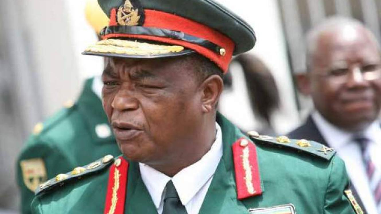 Zimbabwe Army General and Commander of the Zimbabwe Defence Forces, Constantino Chiwenga.