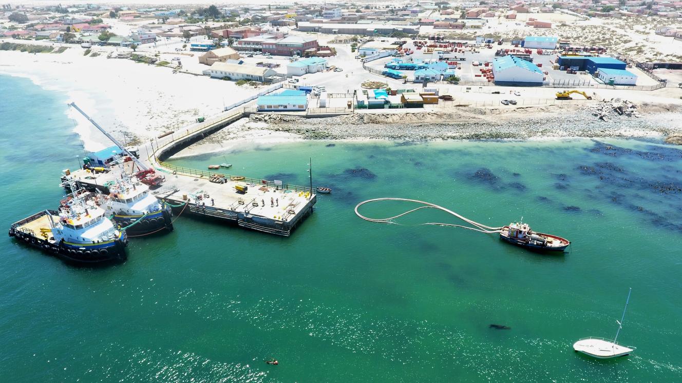 Port Nolloth on the north-western coast of South Africa.