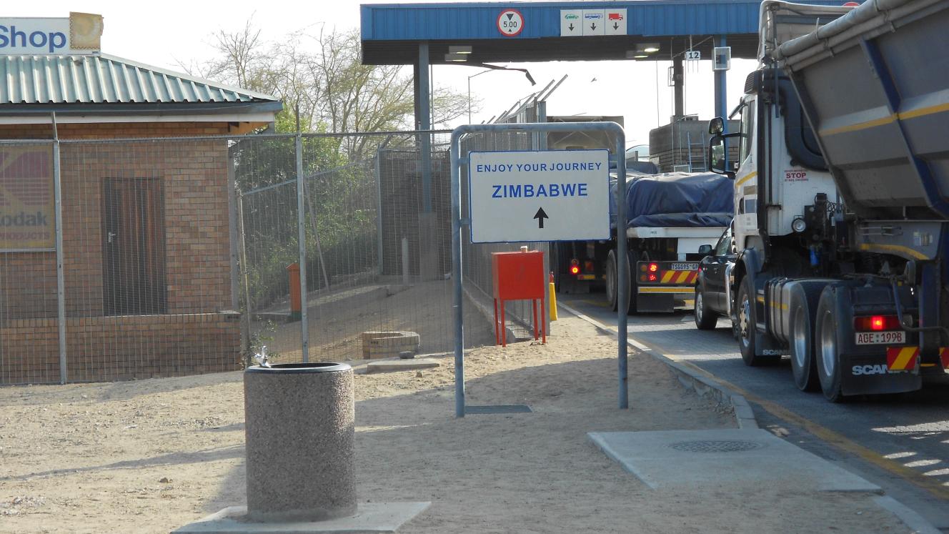 The Beitbridge border post. 