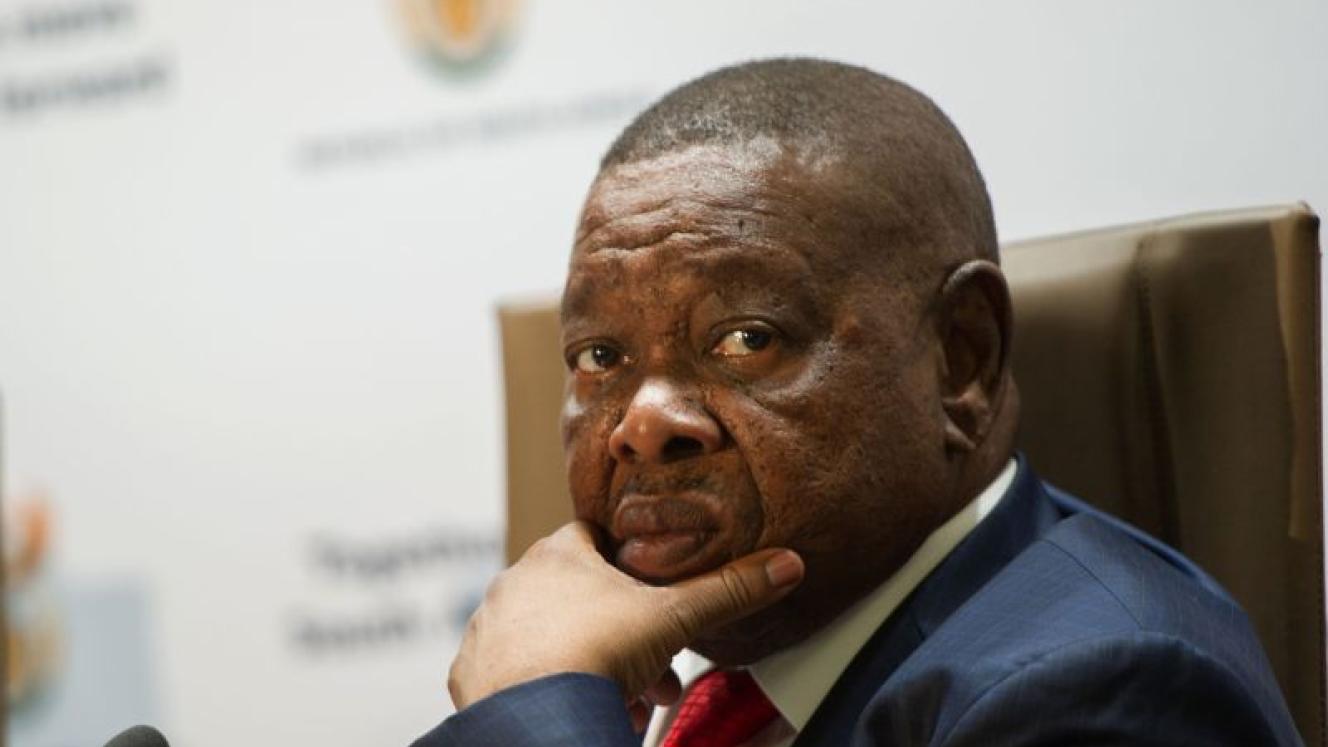 Minister of Transport, Dr Bonginkosi Emmanuel "Blade" Nzimande.