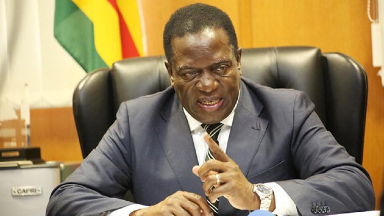 President of Zimbabwe, Emmerson Mnangagwa.