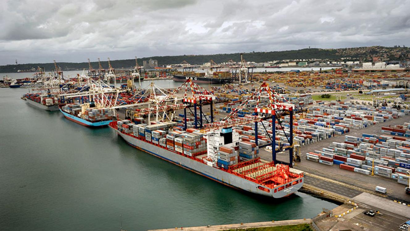The Port of Durban.
