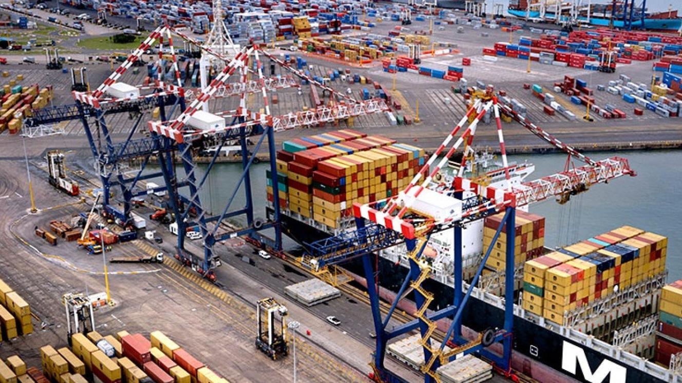 The Port of Durban.
