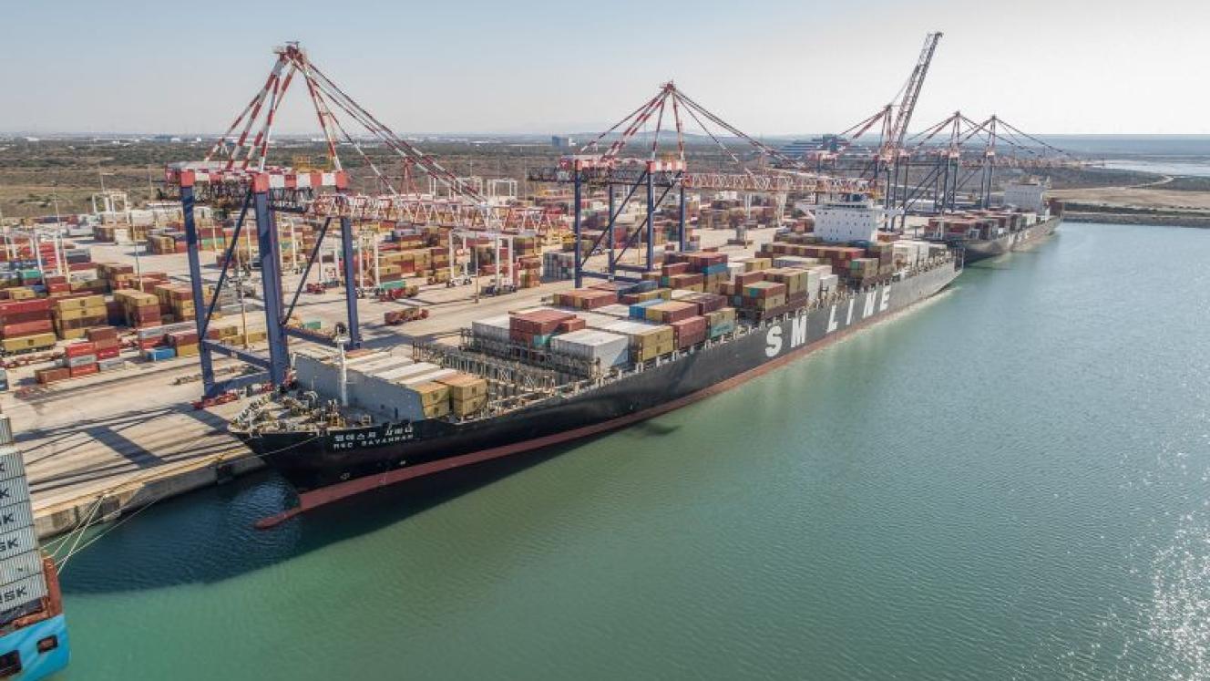 The MSC Savannah.
