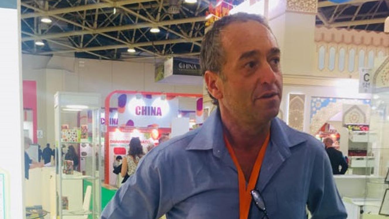 Fynbos Fine Foods owner, Julian Abramson, exhibiting at World Food Moscow. 