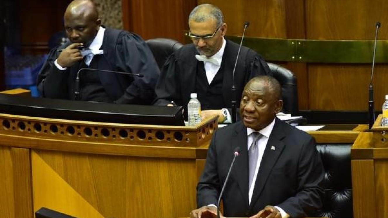 President Cyril Ramaphosa replies to questions orally in the National Assembly in Parliament.