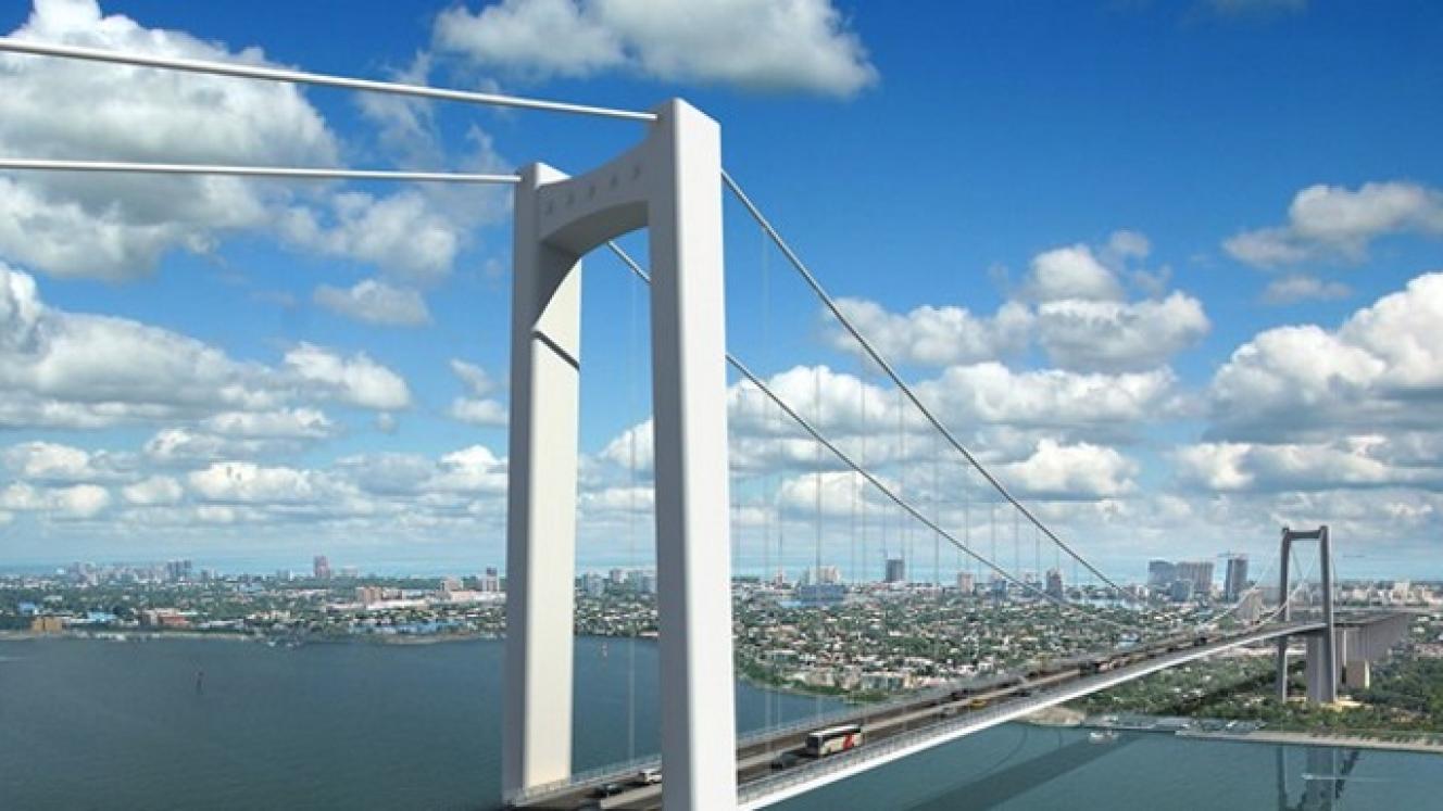 Africa’s longest suspension bridge, the Maputo-Catembe Bridge.
