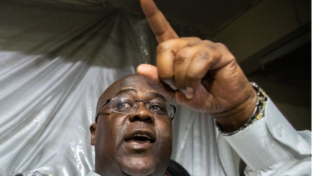 The DRC’s presumed electoral victor, Felix Tshisekedi. 