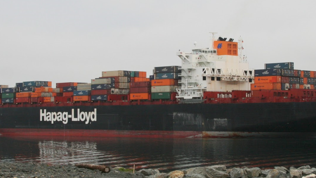 The Yantian Express which had an on-board fire
