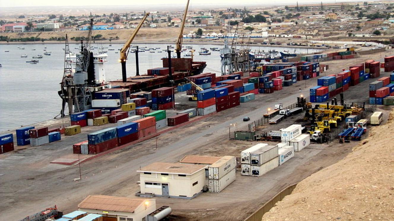 The Namibe Bay port