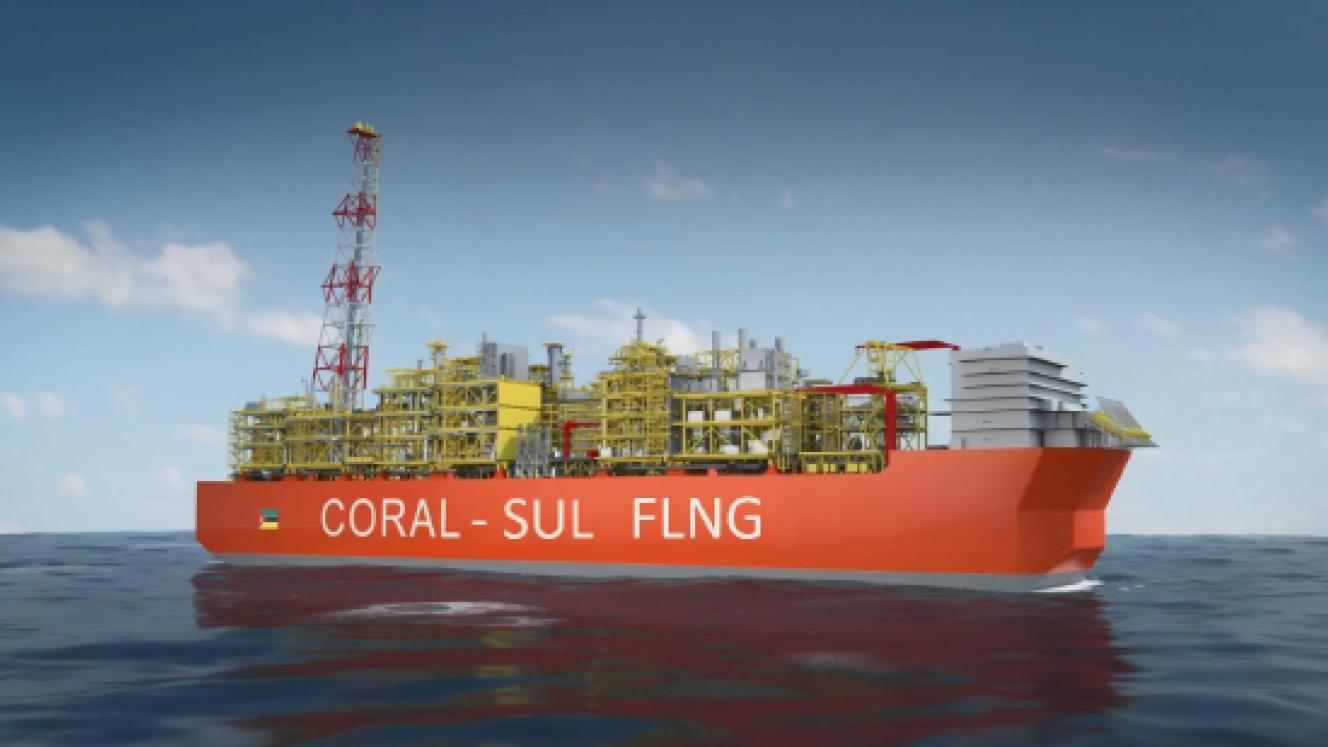 ENI’s Coral SUL FLNG Project in Mozambique.