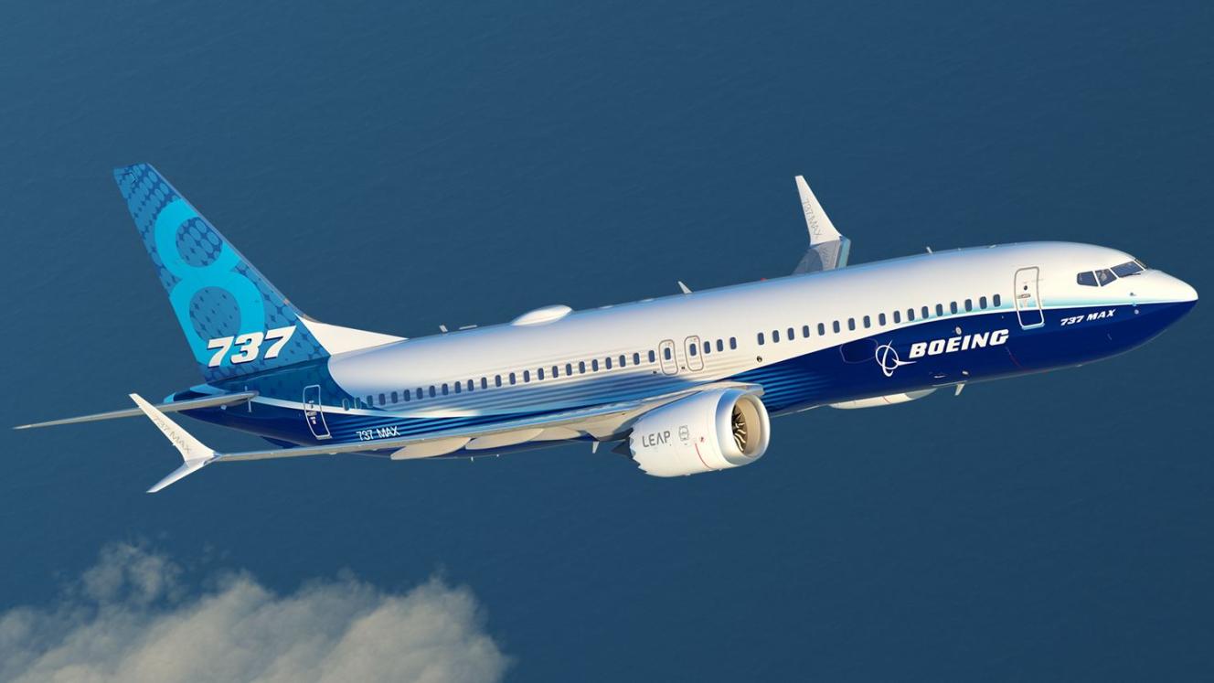 A Boeing 737 Max 8, the source of the company’s current problems.