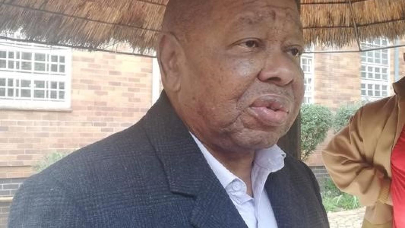 Transport minister Blade Nzimande speaks after casting his vote in South Africa's May 8 elections. PHOTO: Tamaryn Africa/African News Agency (ANA) 