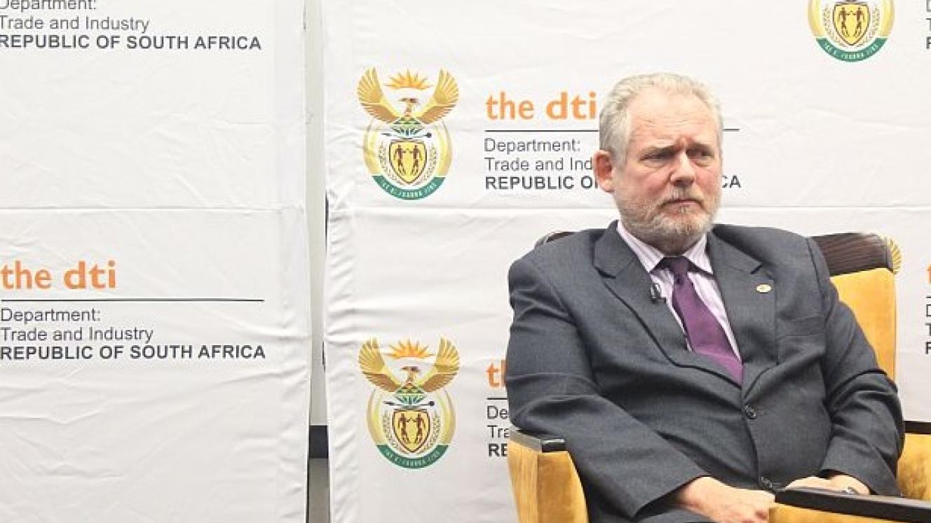 Minister of the Department of Trade and Industry, Rob Davies. 