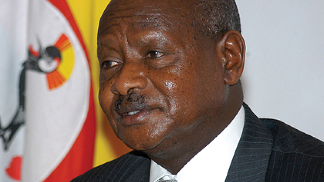 Ugandan president Yoweri Kaguta Museveni