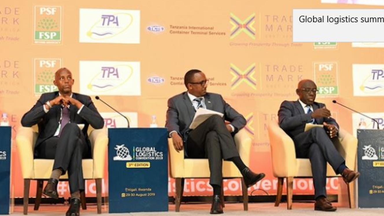 Delegates at the 3rd Global Logistics Convention in Kigali.