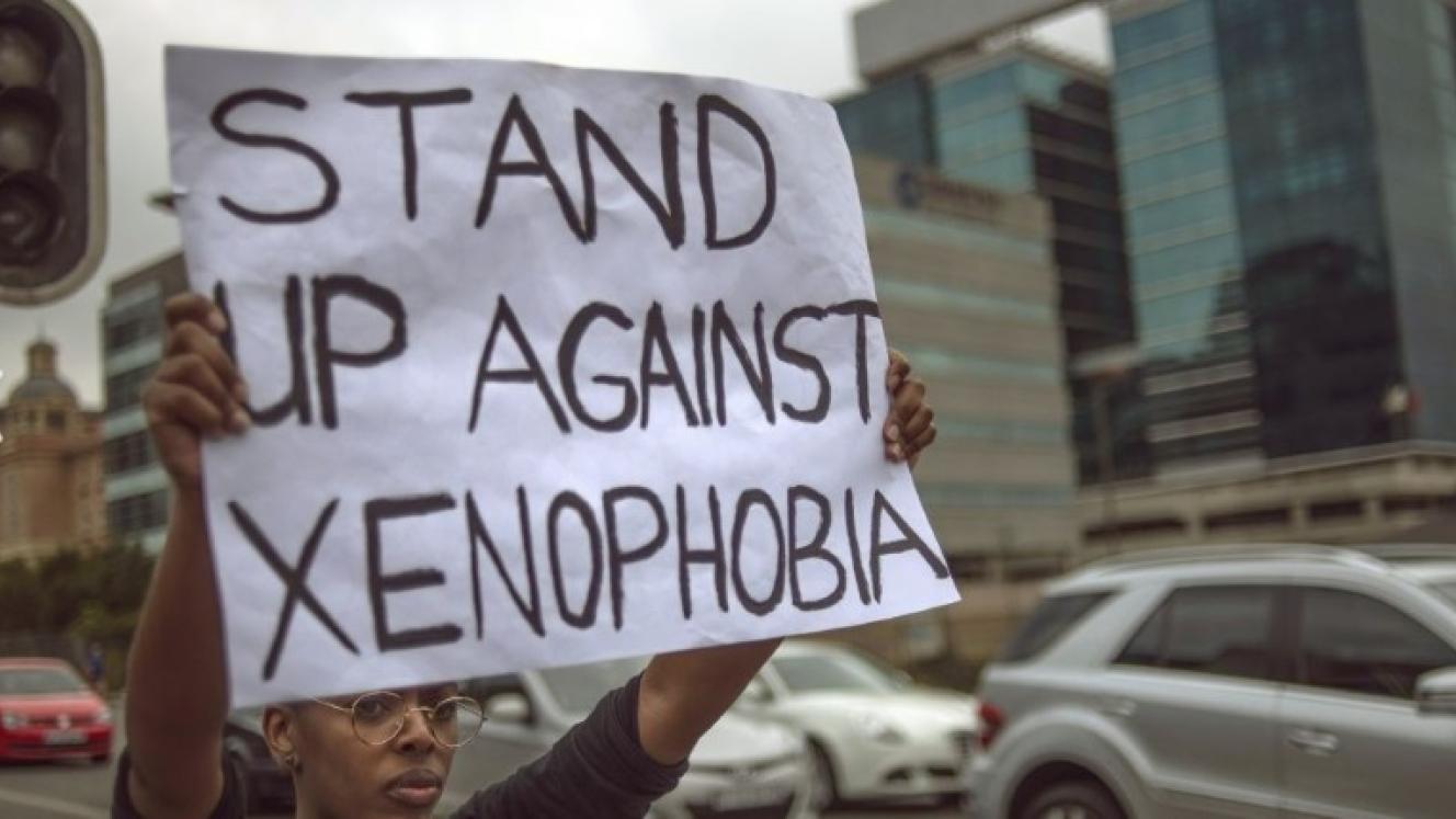 An older photo of resistance to xenophobia in SA.