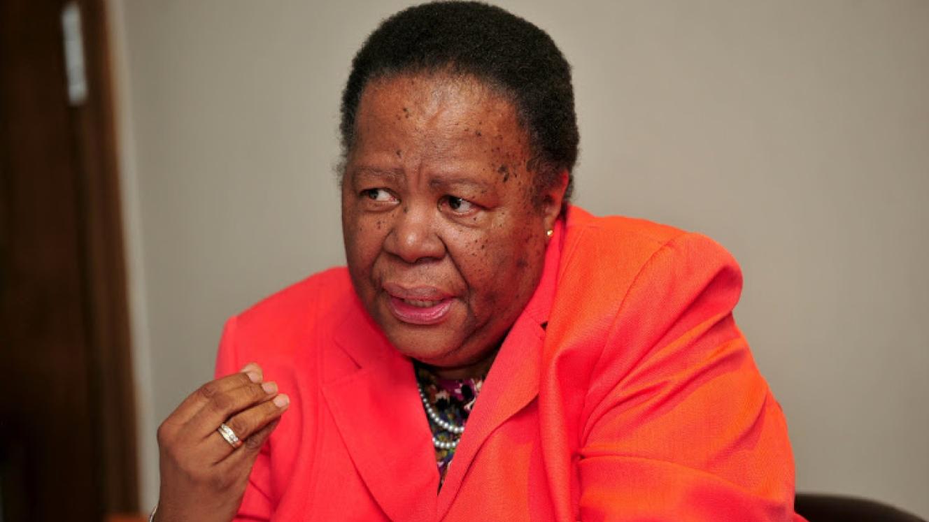The Minister of International Relations and Co-operation, Dr Naledi Pandor.