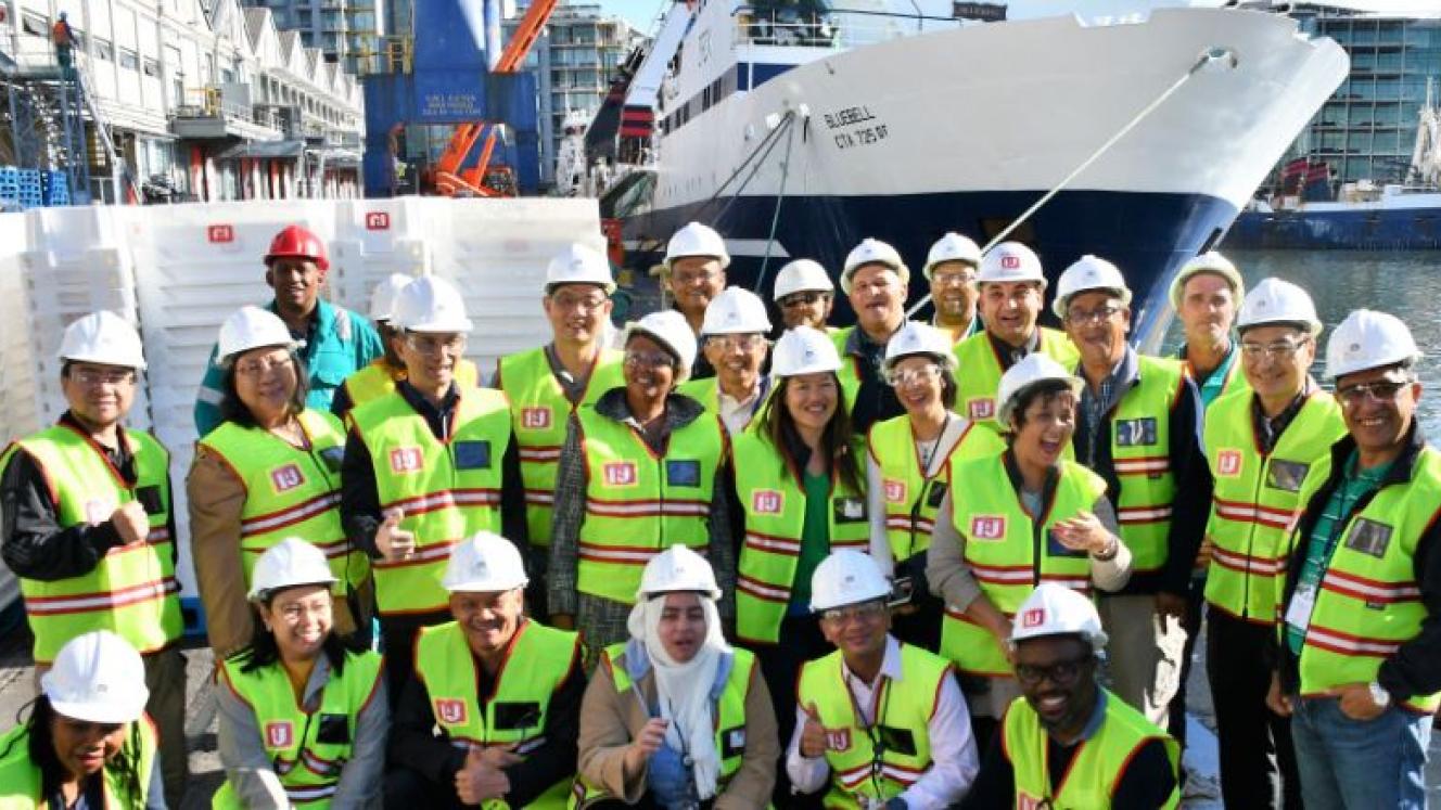 Some of the delegates from Thailand, Indonesia and the Philippines that visited SA.