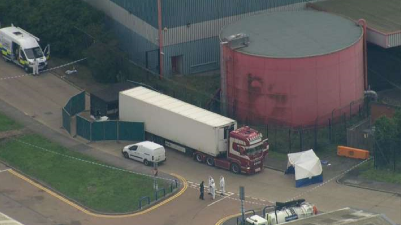 39 bodies were discovered in a container in the early hours of Wednesday morning in Essex, England.