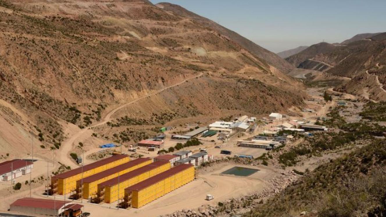 The site of Anglo’s Quellaveco mine in the Moquegua region of Peru.
