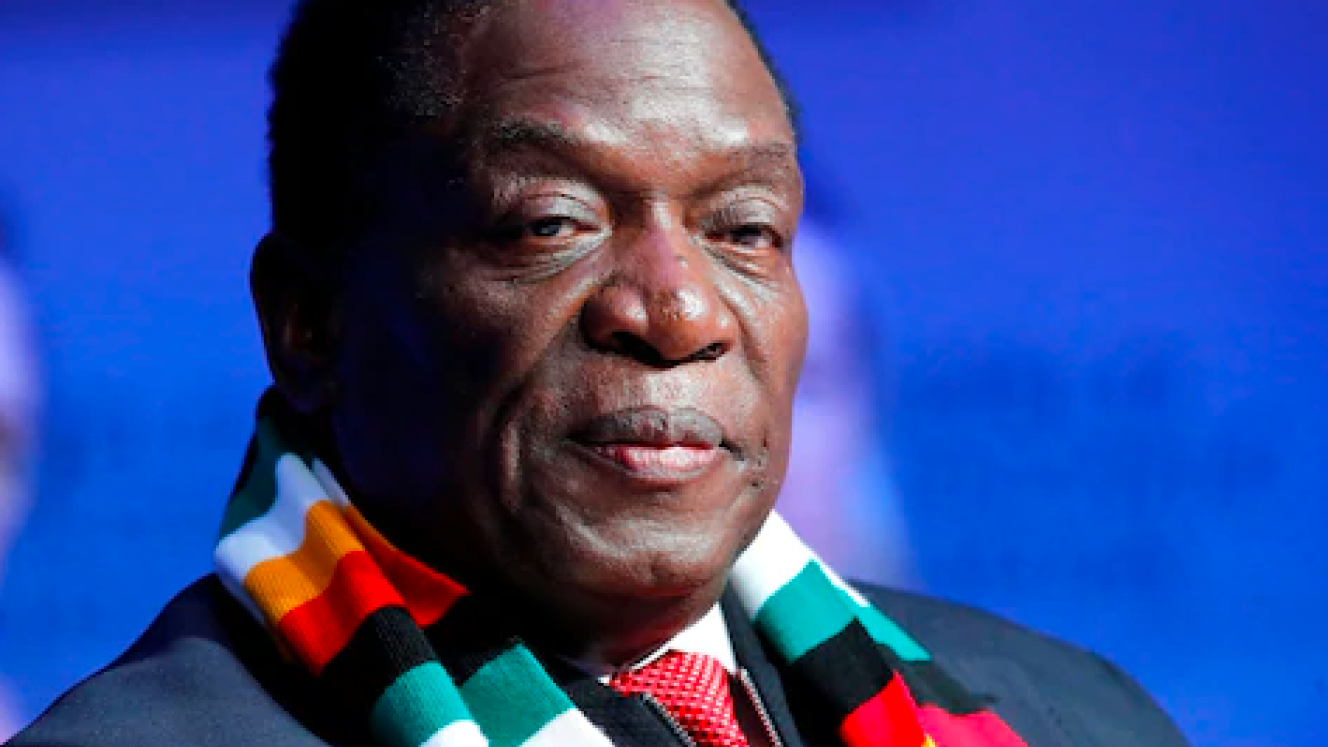 Zimbabwe President Emmerson Mnangagwa