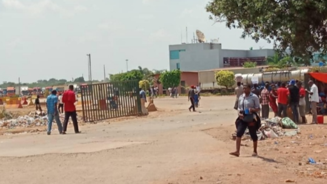 The border between Zambia and the DRC at Kasumbalesa was decongested by the wildcat strike.