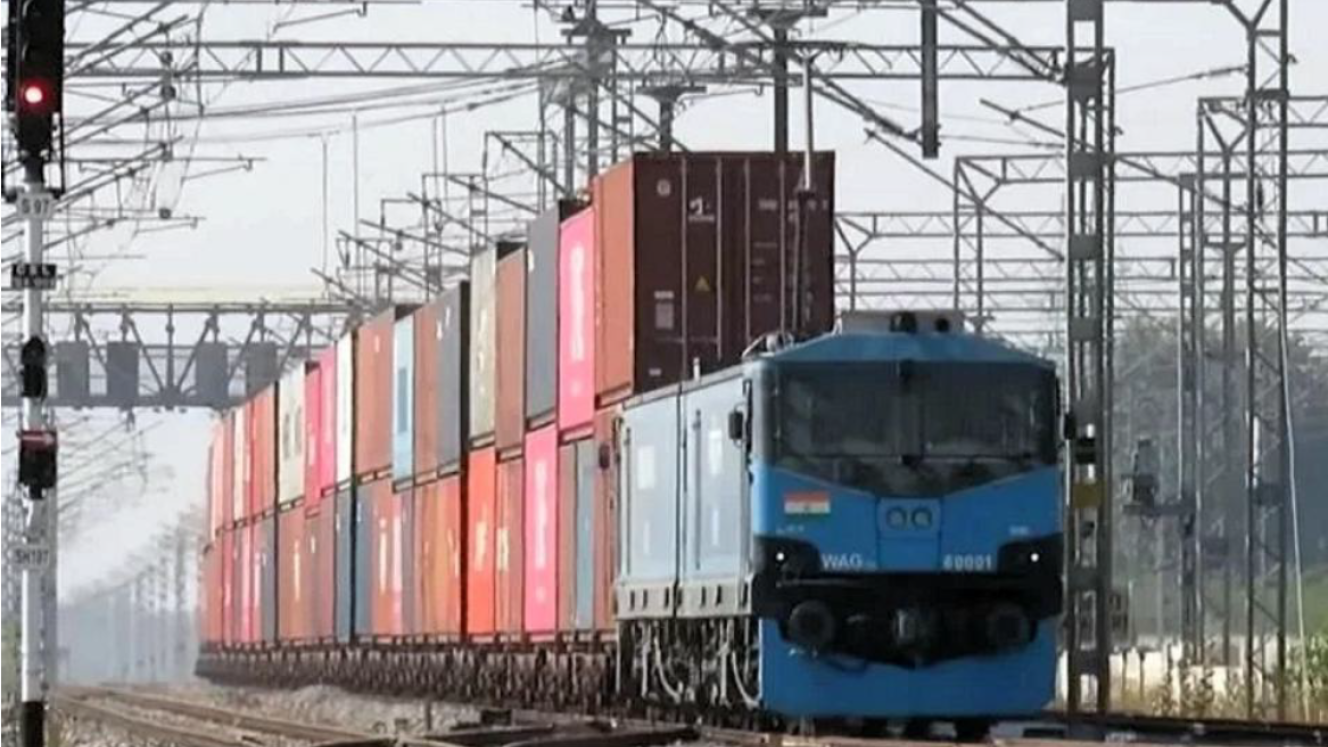 Double stacked container trains are typically the type of freight trains that will share the standard-gauge corridors with regional rapid transit. 