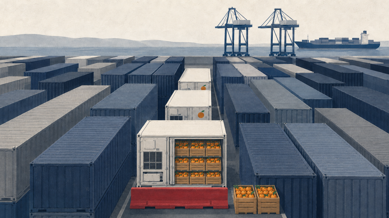 Severe congestion at DGT has delayed citrus deliveries and temporarily halted the acceptance of reefer containers.